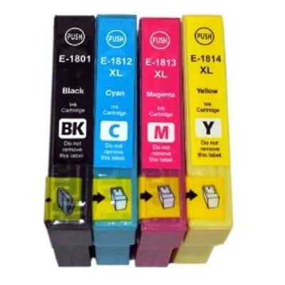 Ink cartridges Epson T1801-T1806 - compatible and original OEM